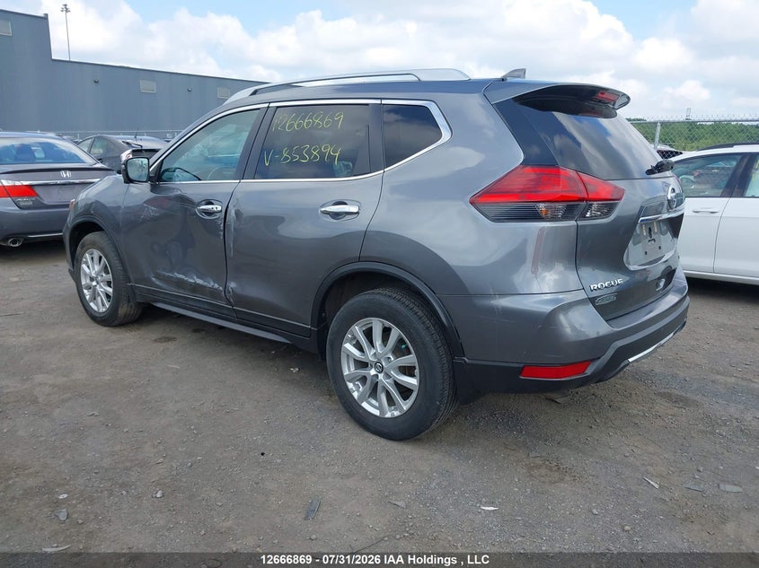 Vin: 5n1at2mv8hc853894, lot: 3069628, nissan rogue sv/sl 20173