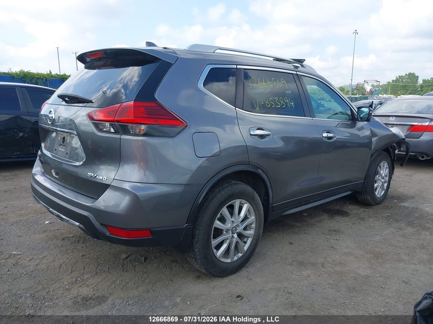 Vin: 5n1at2mv8hc853894, lot: 3069628, nissan rogue sv/sl 20174