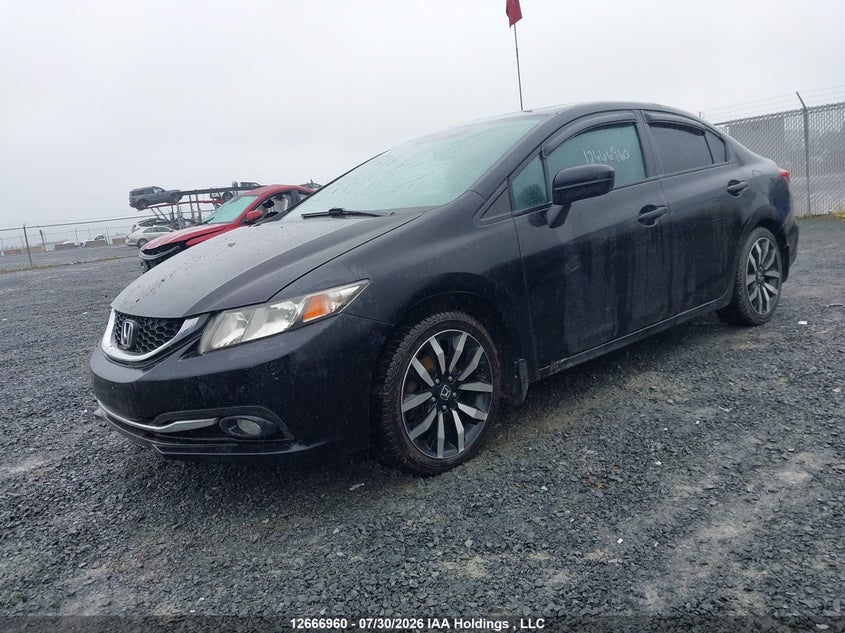 Vin: 2hgfb2f78eh001048, lot: 3069719, honda civic touring 20142