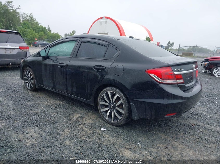 Vin: 2hgfb2f78eh001048, lot: 3069719, honda civic touring 20143