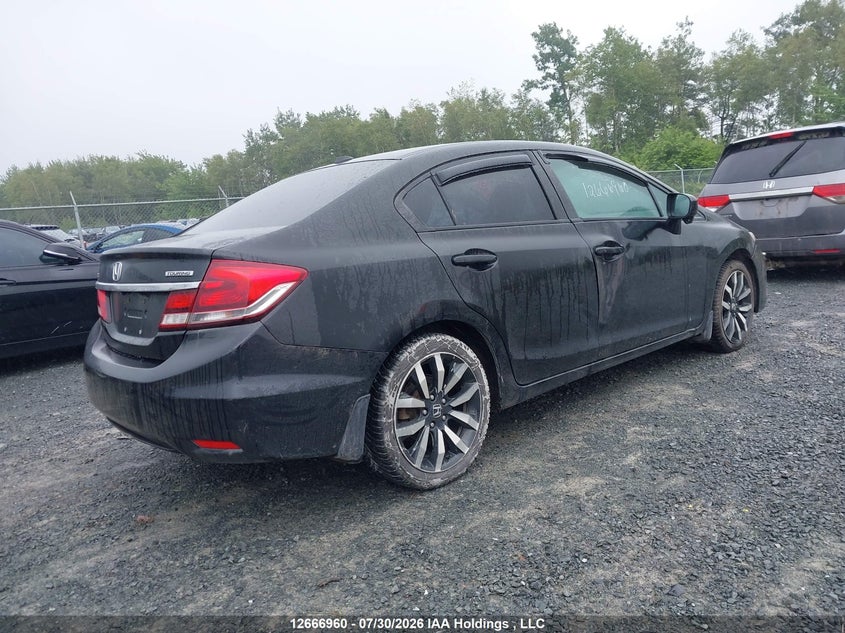 Vin: 2hgfb2f78eh001048, lot: 3069719, honda civic touring 20144