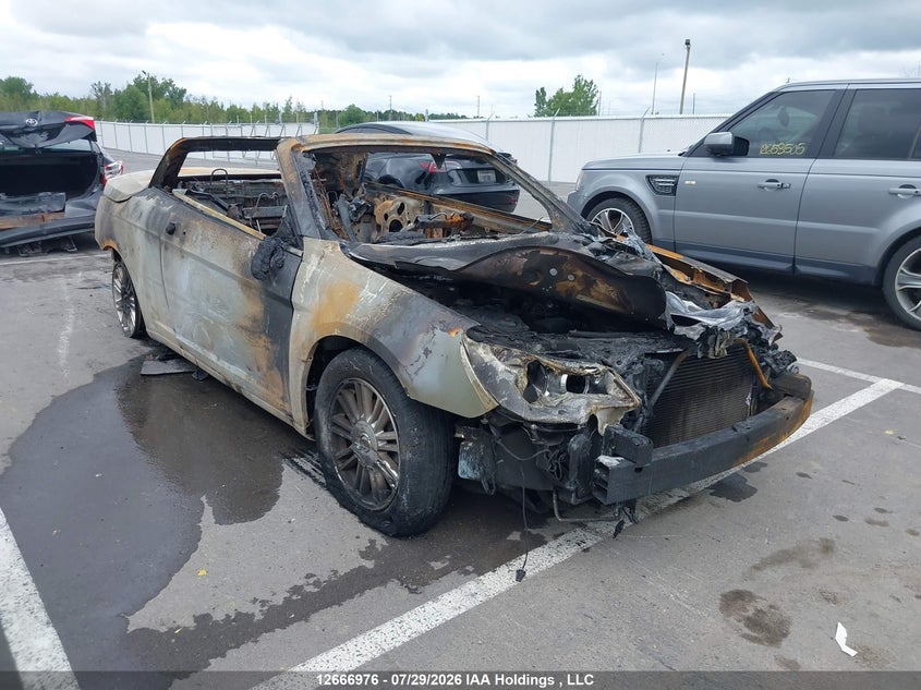 2008 Chrysler Sebring, Total Burn, IAAI, VIN 1C3LC55RX8N250096