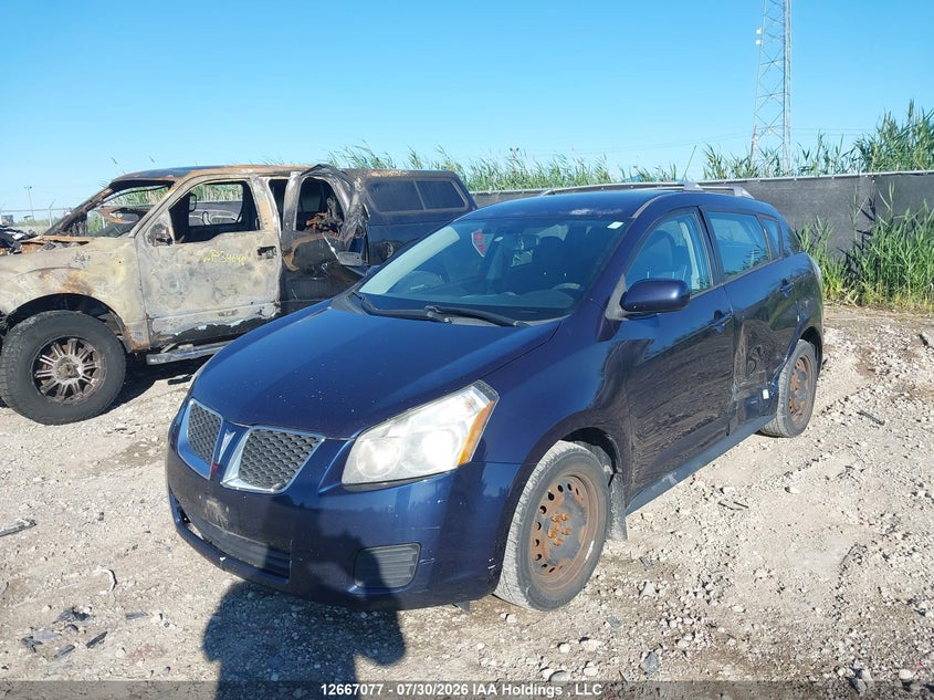 2009 Pontiac Vibe, Rear, IAAI, VIN 5Y2SP678X9Z478325 — photo 2