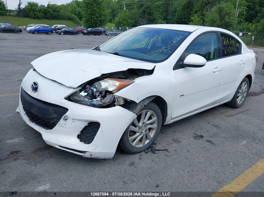 Vin: jm1bl1v73c1539903, lot: 3069844, mazda 3 20122