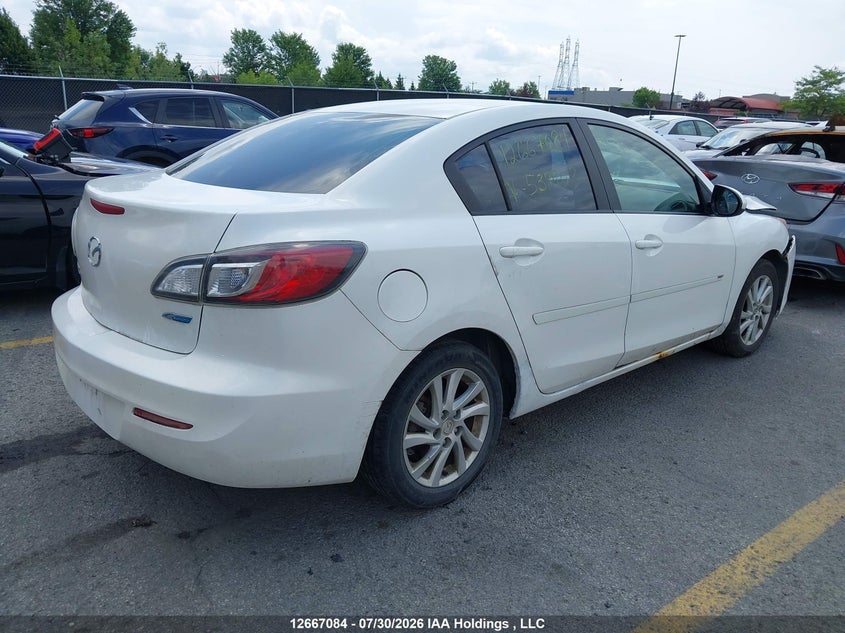 Vin: jm1bl1v73c1539903, lot: 3069844, mazda 3 20124