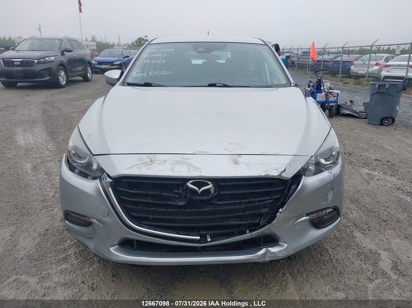 2018 MAZDA 3 SEDAN 2.0L I-4 DI, DOHC, VVT, 156HP