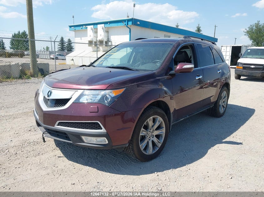 2010 Acura MDX, Удар спереди, IAAI, VIN 2HNYD2H76AH002198 — фото 2