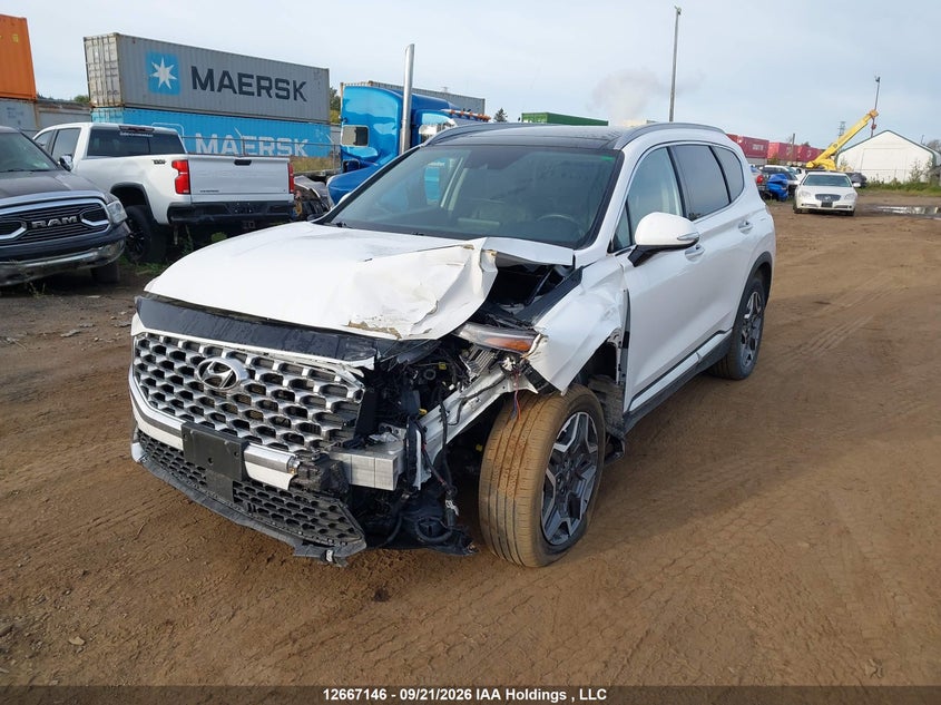 Vin: km8s5da19pu083211, lot: 3069906, hyundai santa fe limited 20232