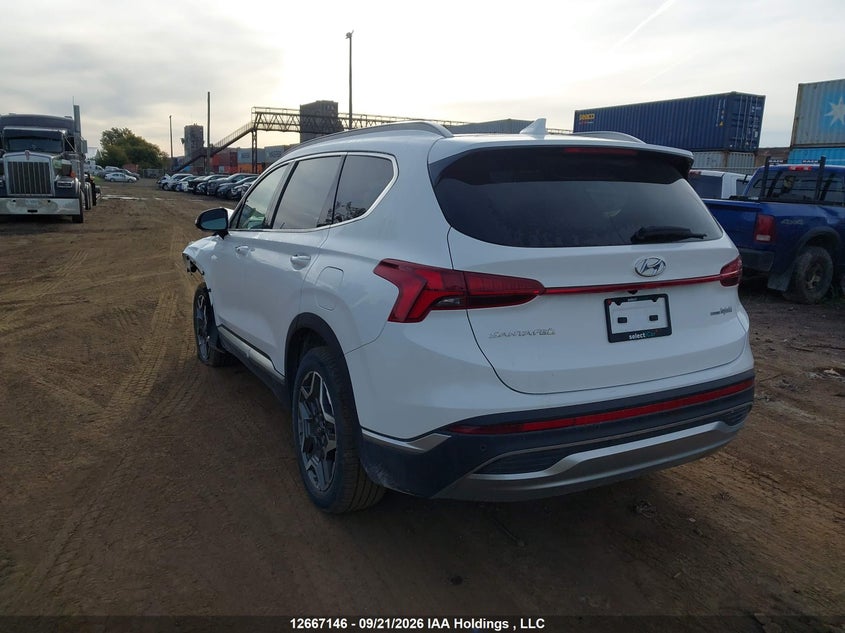 Vin: km8s5da19pu083211, lot: 3069906, hyundai santa fe limited 20233