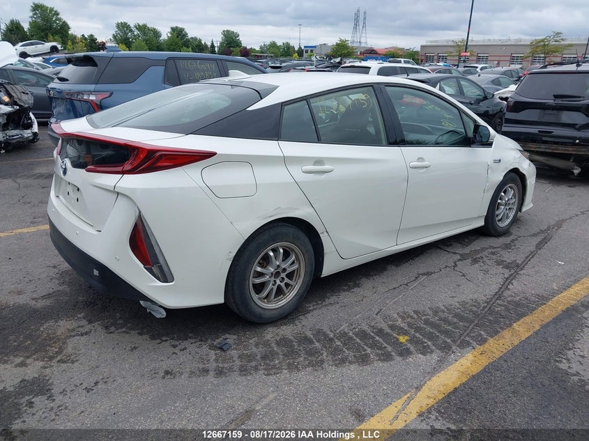 Vin: jtdkarfpxl3125671, lot: 3069919, toyota prius prime le/xle/limited 20204