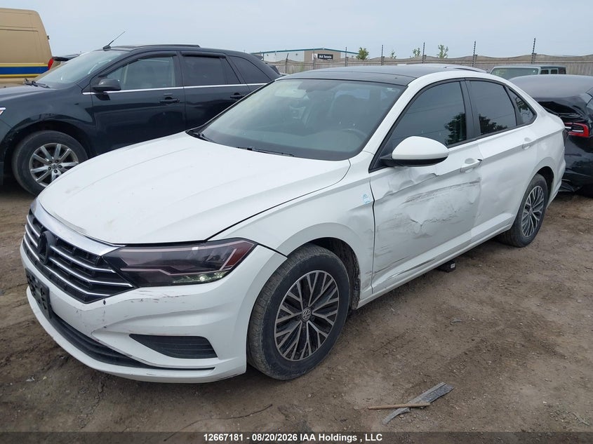 2019 Volkswagen Jetta, Удар спереду, IAAI, VIN 3VWE57BU7KM017682 — фото 2