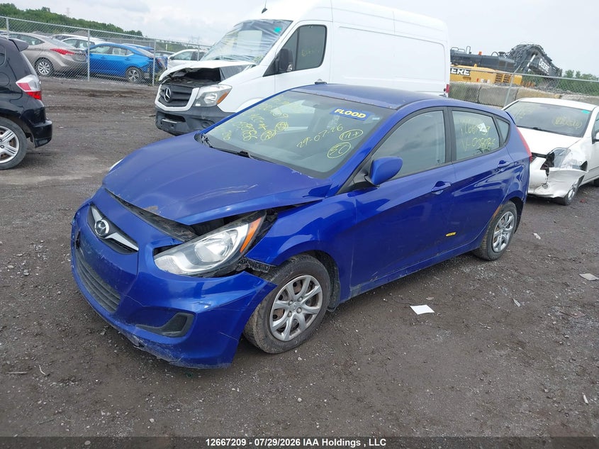 Vin: kmhct5ae6cu038286, lot: 3069970, hyundai accent gls/gs 20122