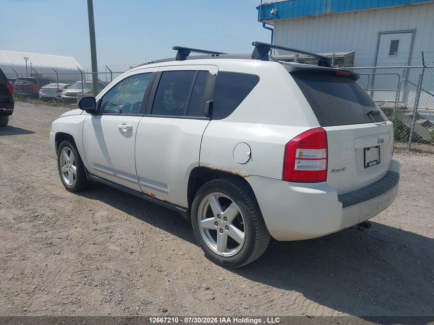 Vin: 1j4nf5fb8ad540520, lot: 3069971, jeep compass limited 20103