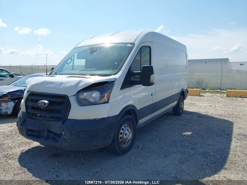 2020 Ford Transit, Удар спереди, IAAI, VIN 1FTBR2CGXLKB19573 — фото 2