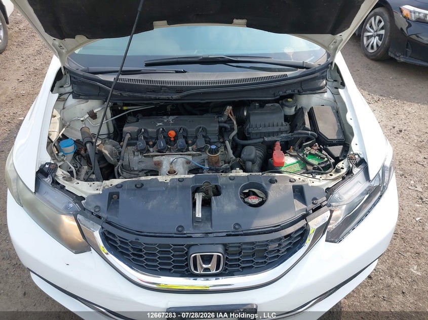 2015 HONDA CIVIC SEDAN 1.8L I-4 VVT, 143HP
