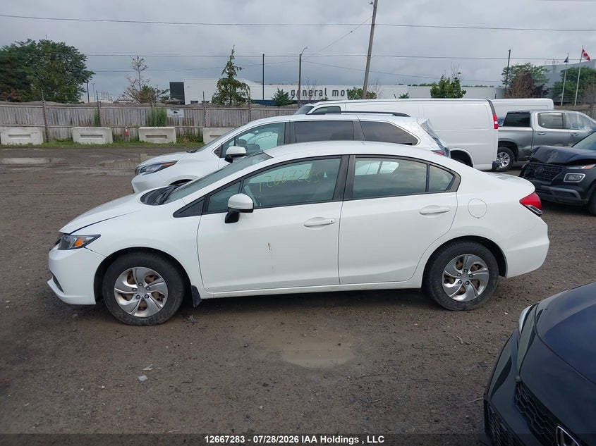 2015 HONDA CIVIC SEDAN 1.8L I-4 VVT, 143HP