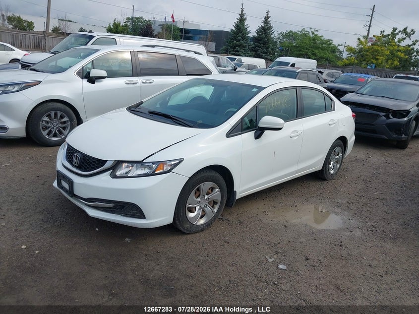 2015 HONDA CIVIC SEDAN 1.8L I-4 VVT, 143HP
