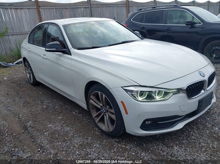 2017 BMW 320I xDrive, Левый бок, IAAI, VIN WBA8A3C58HK691882