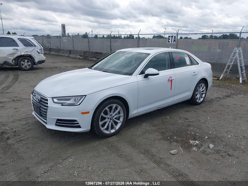 Vin: waubnaf42hn009823, lot: 3070060, audi a4 progressiv 20172