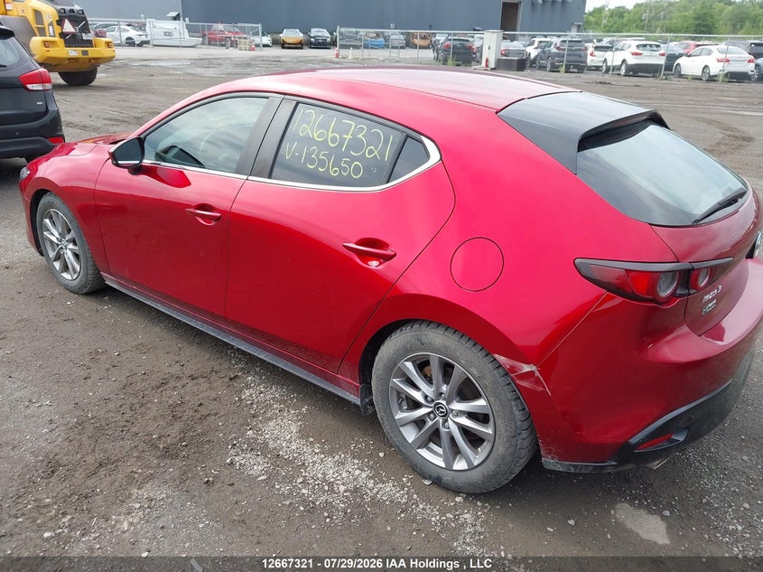 Vin: jm1bpak78k1135650, lot: 3070085, mazda 3 sport 20193