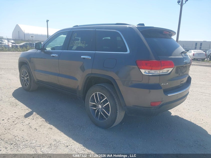 Vin: 1c4rjfbg5hc807447, lot: 3070086, jeep grand cherokee limited 20173