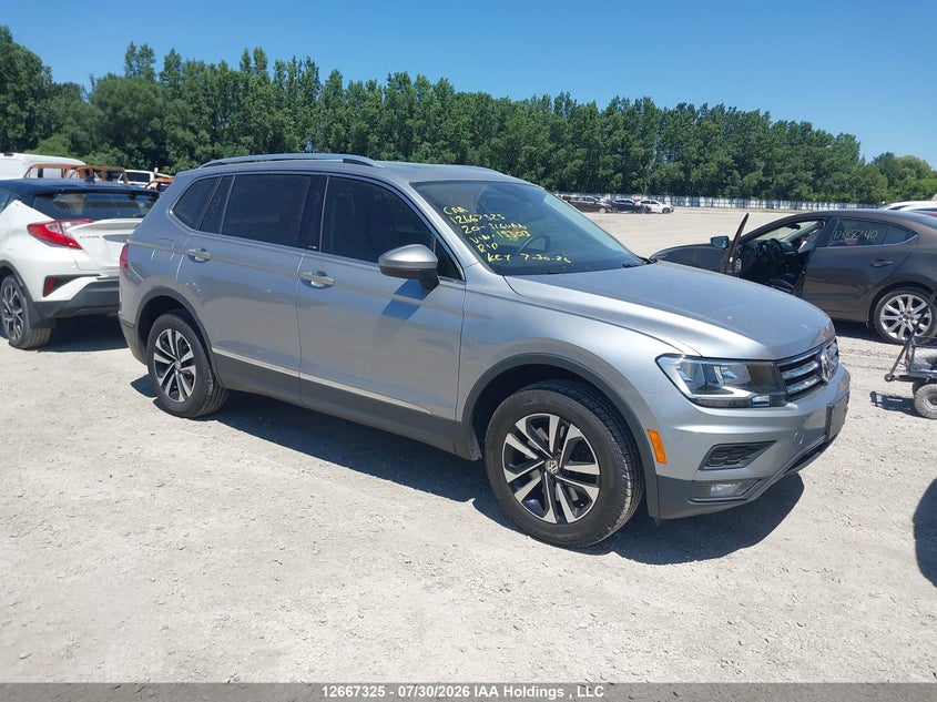 2020 Volkswagen Tiguan Comfortline/Iq Drive, IAAI, VIN 3VV2B7AX1LM153013