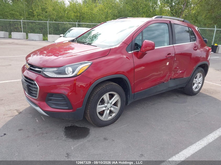 2019 Chevrolet Trax, Левый бок, IAAI, VIN 3GNCJPSB5KL176203 — фото 2