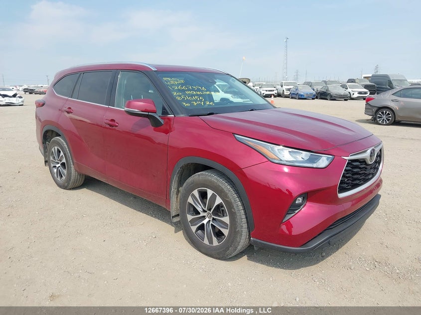 Vin: 5tdgzrbh6ls510155, lot: 3070160, toyota highlander xle 2020 img_1
