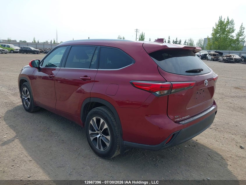 Vin: 5tdgzrbh6ls510155, lot: 3070160, toyota highlander xle 20203