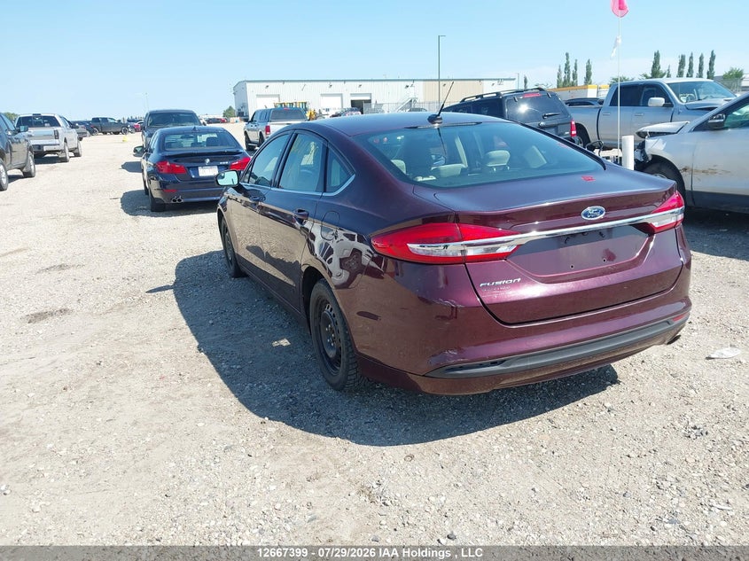 Vin: 3fa6p0g74hr376520, lot: 3070163, ford fusion s 20173
