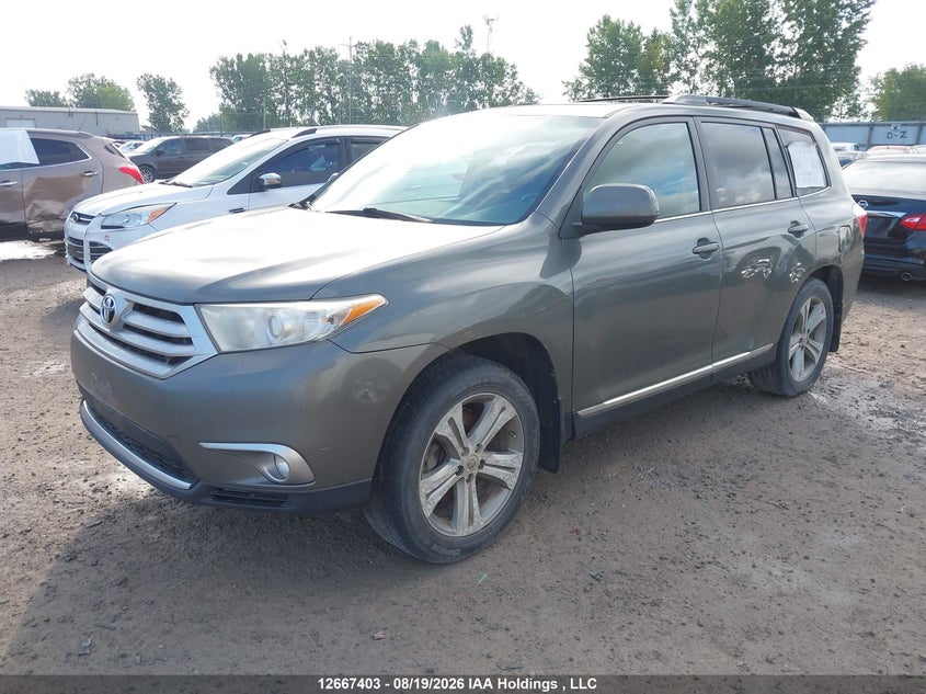 2011 Toyota Highlander, Благотворительность, IAAI, VIN 5TDBK3EHXBS042212 — фото 2