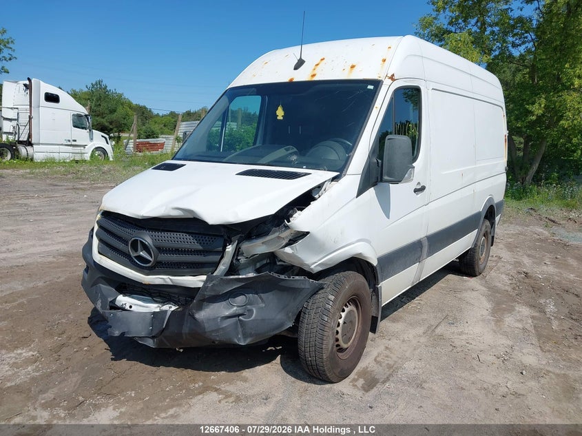 2017 Mercedes-Benz Sprinter, Удар спереду, IAAI, VIN WD3BE7CD4HP564023 — фото 2