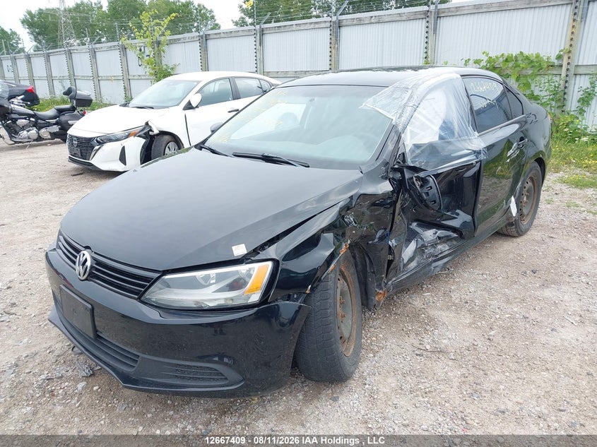 2012 Volkswagen Jetta, Лівий бік, IAAI, VIN 3VW1K7AJ4CM030549 — фото 2