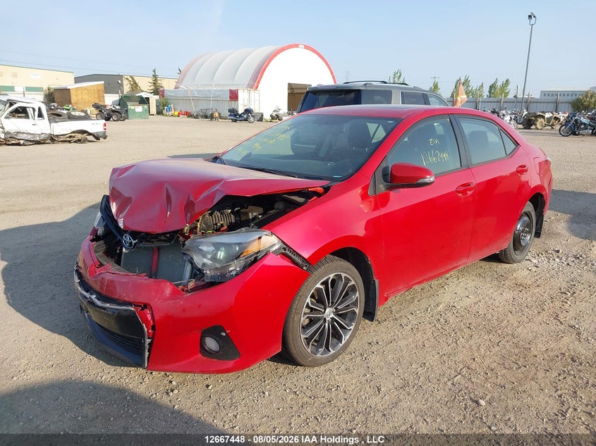 2014 Toyota Corolla, Front, IAAI, VIN 2T1BURHE8EC123494 — photo 2