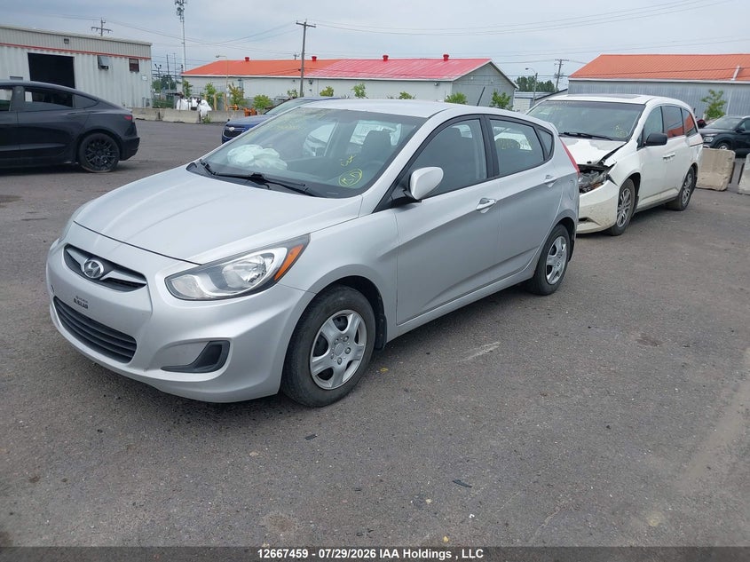 Vin: kmhct5ae3du129260, lot: 3070238, hyundai accent gls/gs 20132