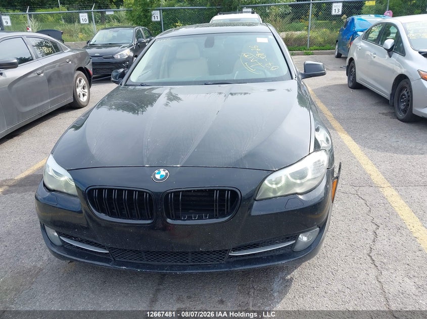 2011 BMW 5ER SEDAN 3.0L I-6 DI, DOHC, VVT, TURBO, 300HP