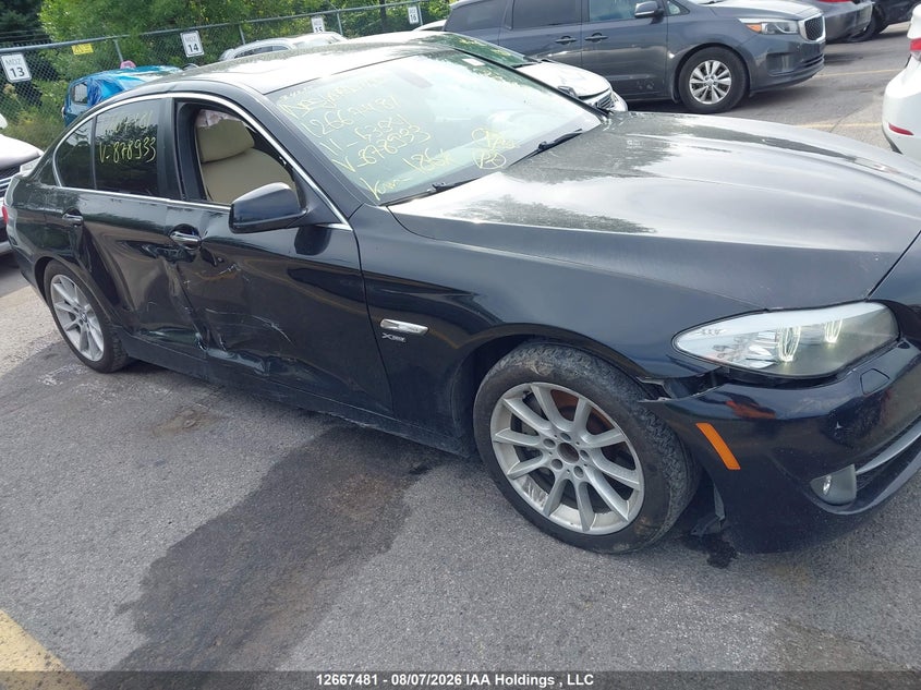 2011 BMW 5ER SEDAN 3.0L I-6 DI, DOHC, VVT, TURBO, 300HP