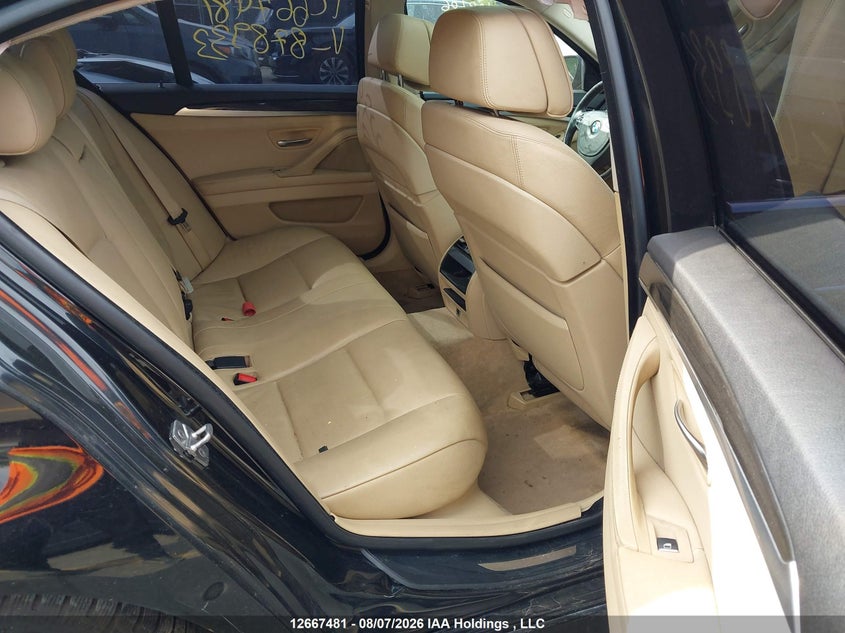 2011 BMW 5ER SEDAN 3.0L I-6 DI, DOHC, VVT, TURBO, 300HP