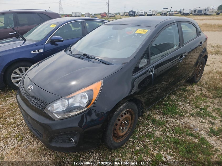 2013 Kia Rio, Charity, IAAI, VIN KNADM5A35D6785692 — photo 2