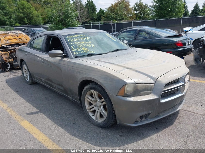 2011 Dodge Charger, Затопление, IAAI, VIN 2B3CL3CG1BH583483