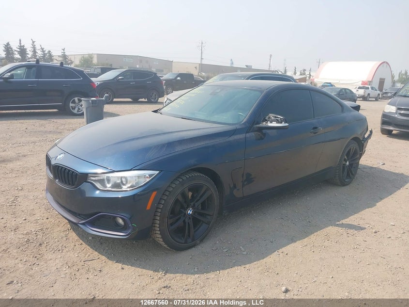 2016 BMW 4er, Удар сзади, IAAI, VIN WBA3N9C53GK251116 — фото 2