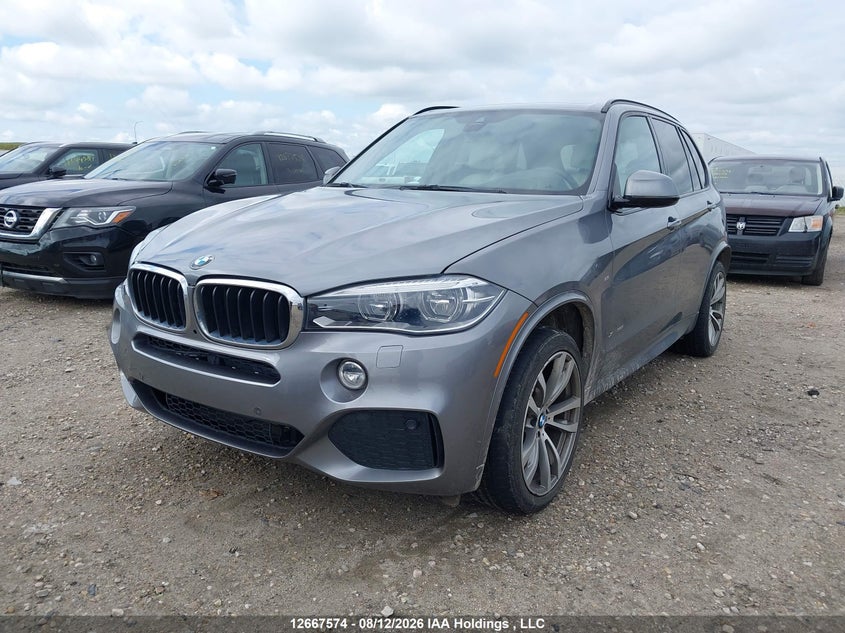 2014 BMW X5, Front, IAAI, VIN 5UXKR0C54E0C27030 — photo 2