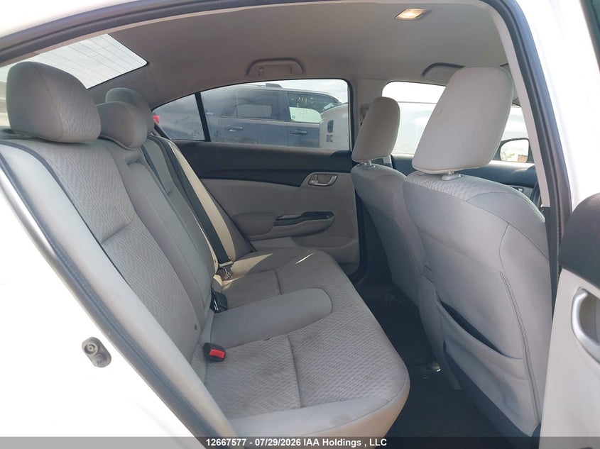 2015 HONDA CIVIC SEDAN 1.8L I-4 VVT, 143HP