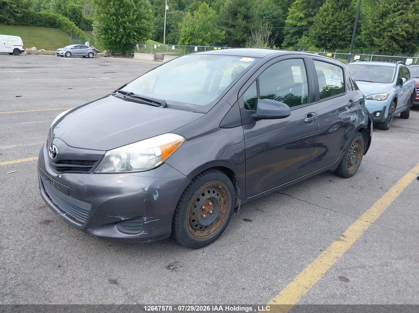 Vin: vnkktud35ea013086, lot: 3070357, toyota yaris 20142