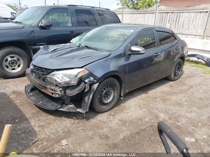 Vin: 2t1burhexec094791, lot: 3070369, toyota corolla l/le/le pls/prm/s/s pls 20142