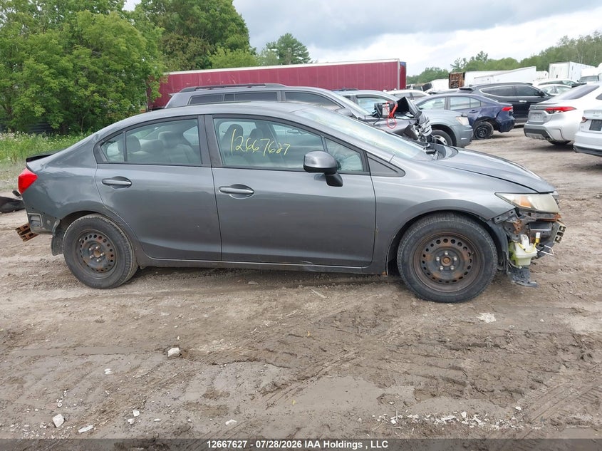 2012 HONDA CIVIC SEDAN 1.8L I-4 VVT, 140HP