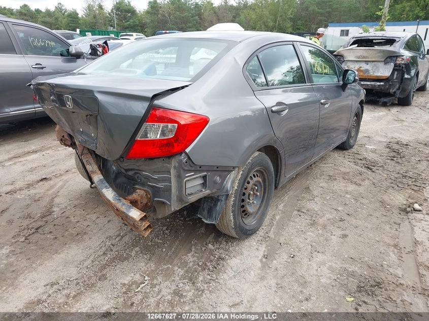 2012 HONDA CIVIC SEDAN 1.8L I-4 VVT, 140HP