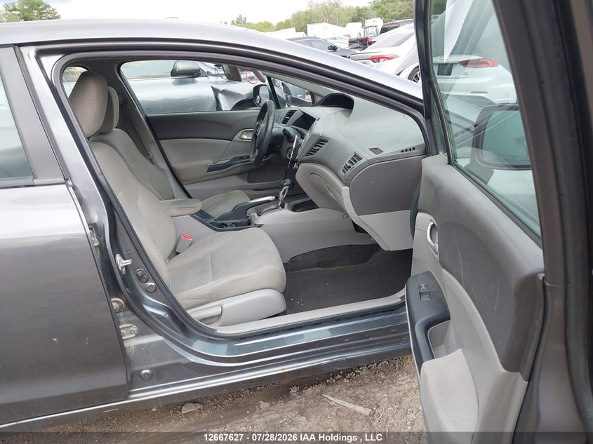 2012 HONDA CIVIC SEDAN 1.8L I-4 VVT, 140HP