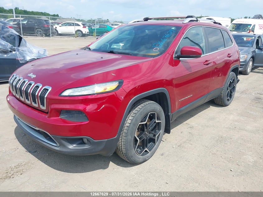 Vin: 1c4pjmds2ew290101, lot: 3070408, jeep cherokee limited 20142