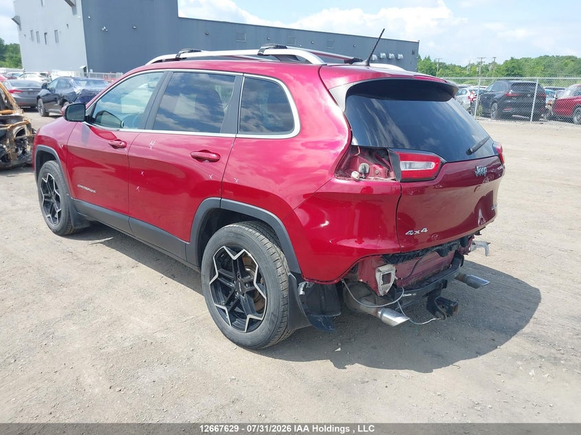 Vin: 1c4pjmds2ew290101, lot: 3070408, jeep cherokee limited 20143